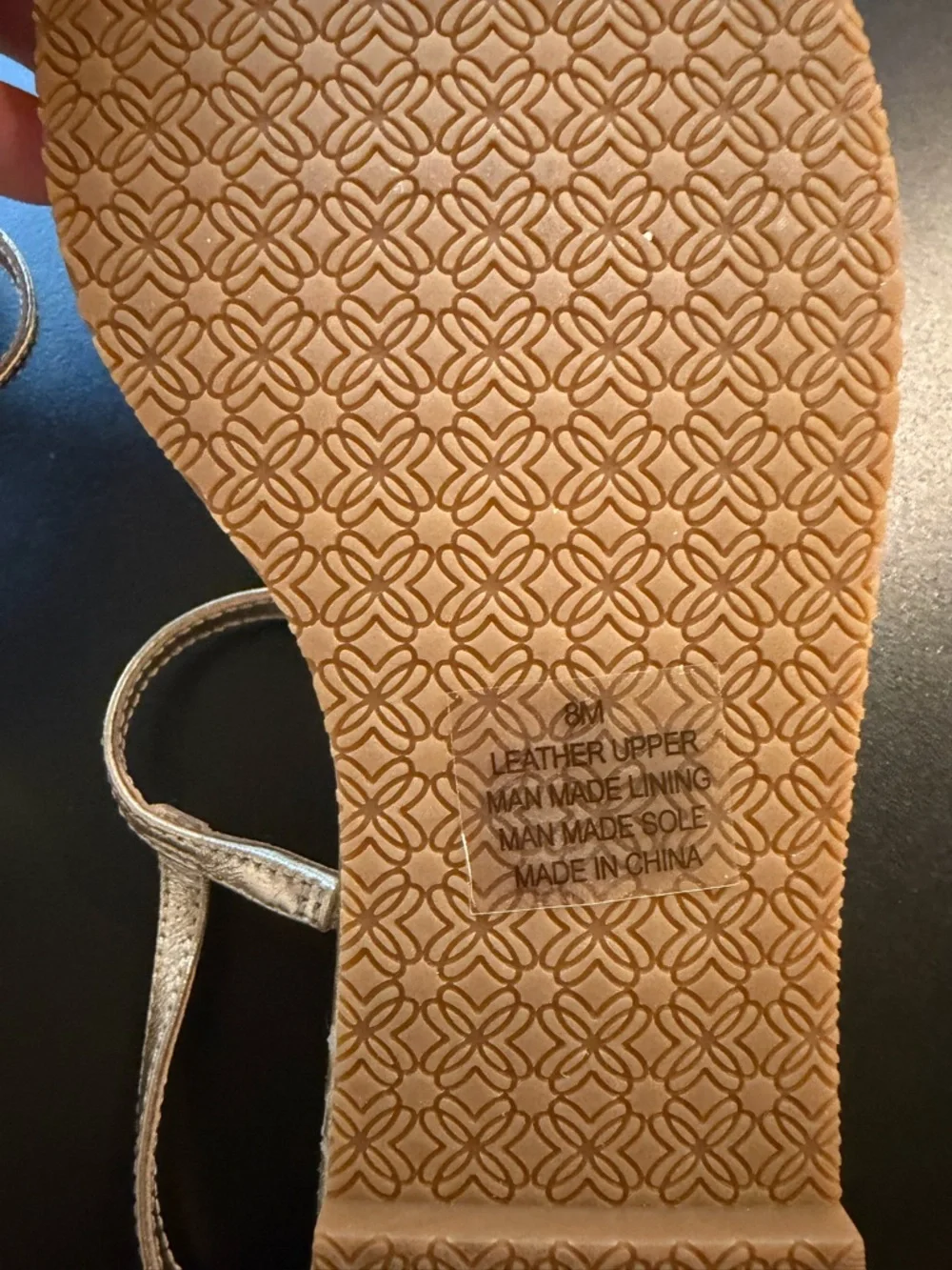 Lilly Pulitzer Gold T-Strap Sandals - Picture 8 of 11